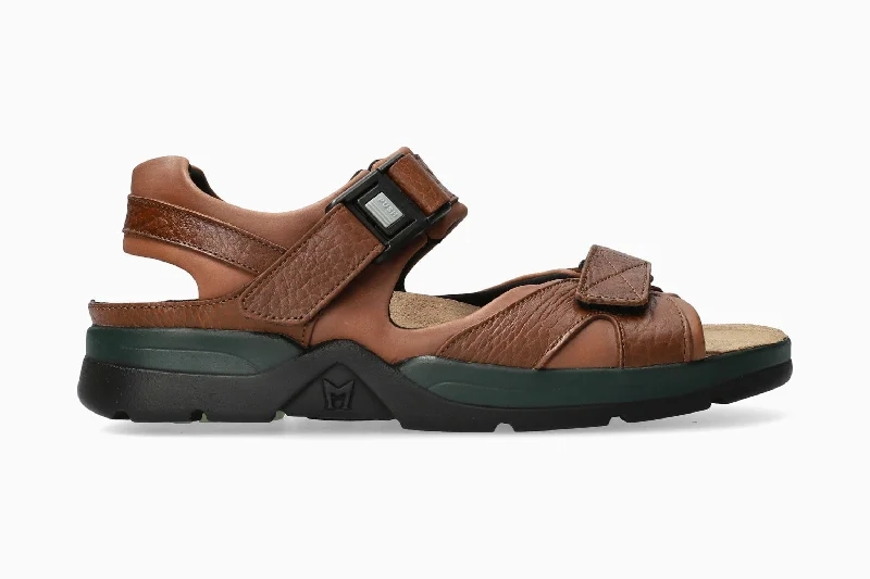 Flip - flop style men's sandals for beach wearShark Fit - Chestnut