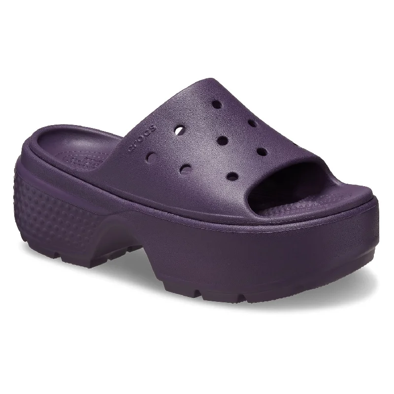 Men's sandals with a perforated leather upper for ventilationStomp Slide