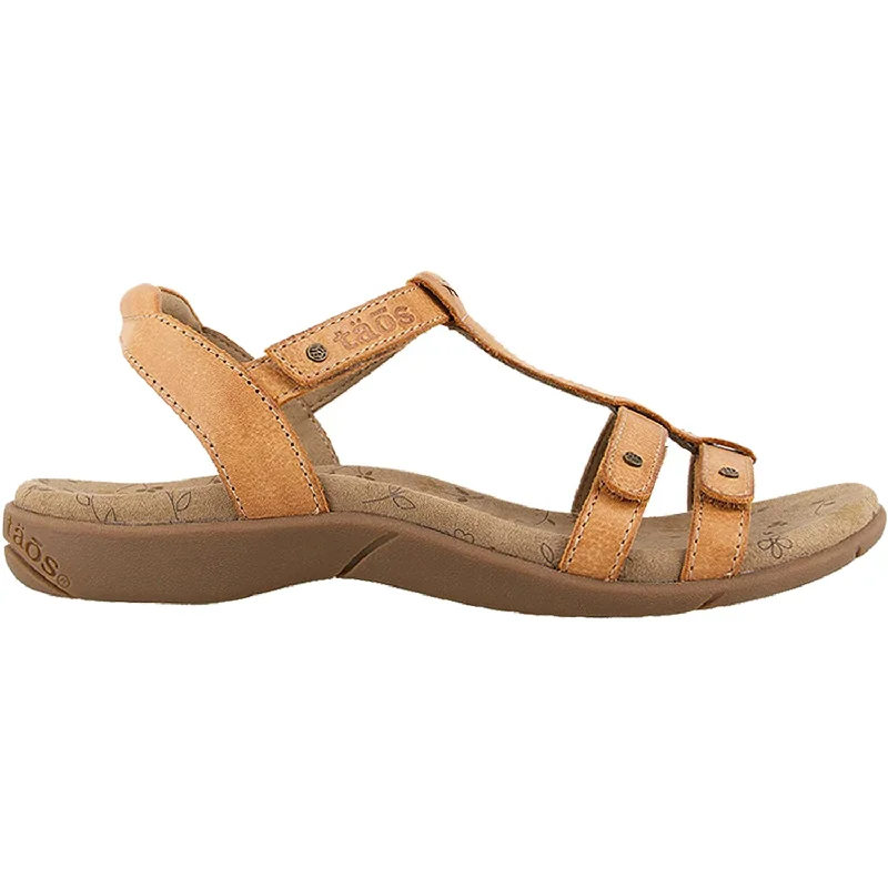 Men's leather sandals with an adjustable strapWomen's Taos Trophy 2 Honey Leather