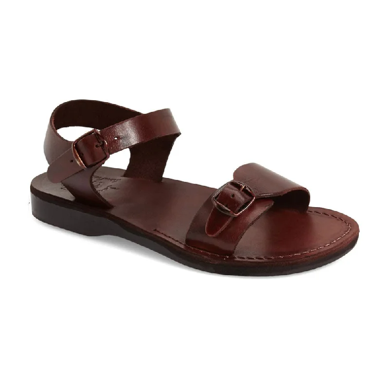 Men's sandals with a rubber sole for tractionThe Original - Leather Adjustable Buckle Sandal | Brown