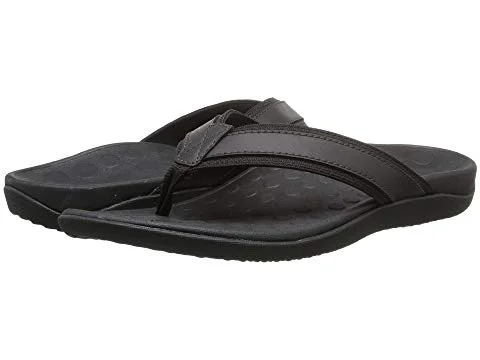 Men's sandals with a contrast stitching detailVIONIC TIDE MEN BLACK