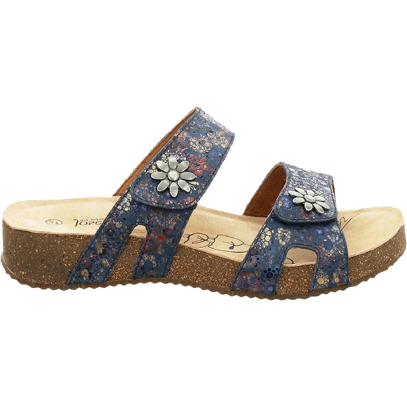 Men's sandals with a stretchy strap for a better fitWomen's Josef Seibel Tonga 04 Ocean Multi Leather