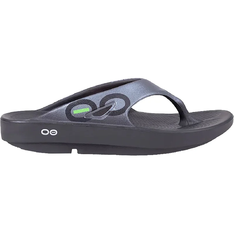 Men's sandals with a pointed toe for a stylish lookUnisex OOFOS OOriginal Sport Graphite Synthetic
