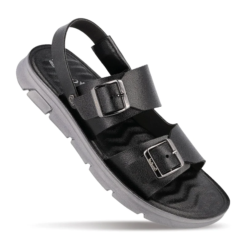 Men's sandals with a contrast stitching detailMen's Daily Wear Comfort Sandals - WE1712 Black
