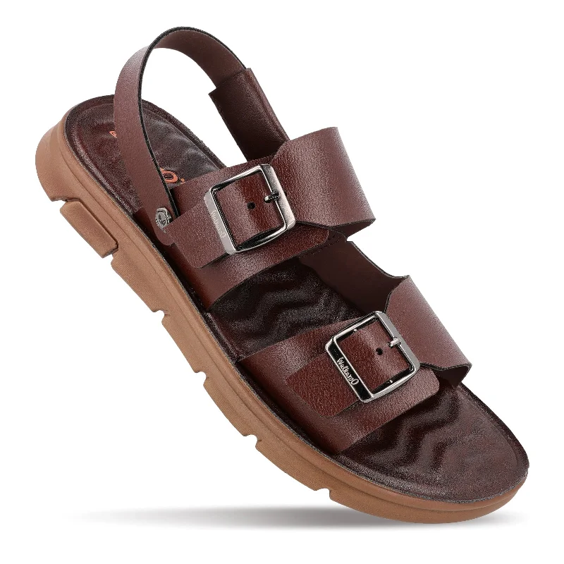 Men's sandals with a stretchy strap for a better fitMen's Daily Wear Comfort Sandals - WE1712 Brown