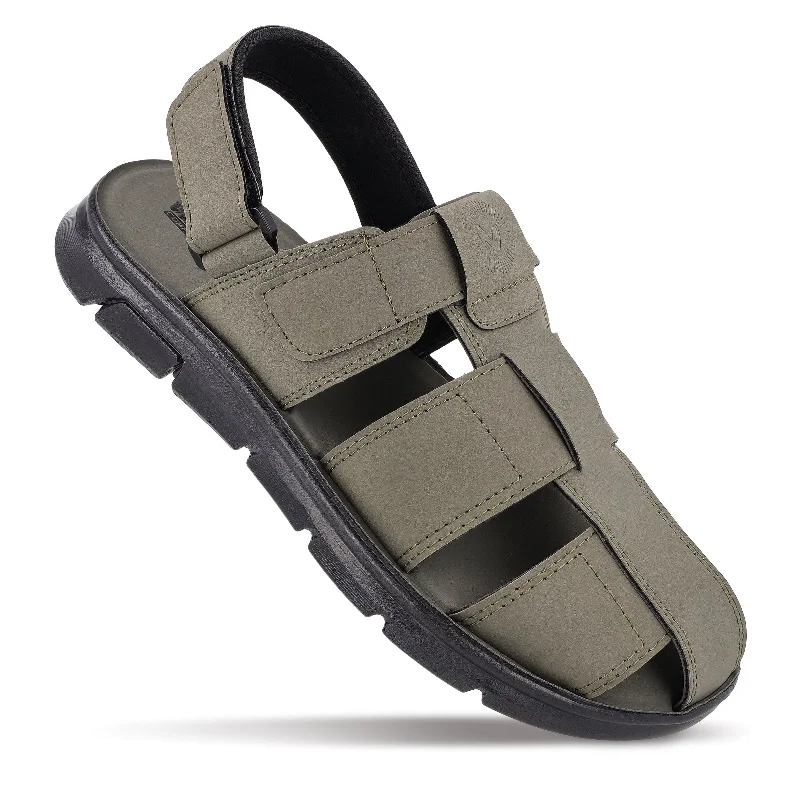 Men's sandals with a shock - absorbing insoleMen's Daily Wear Sandals - WE1714 Olive