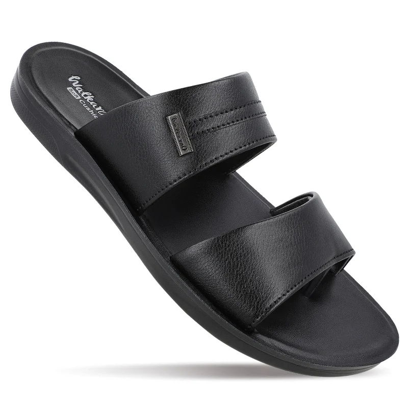 Men's sandals with a durable outer soleMen's Office Wear Sandals - WE1328 Black