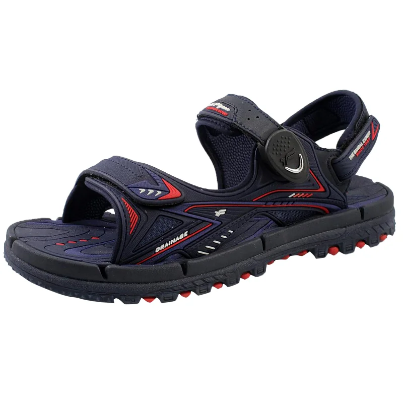 Men's sandals with a pointed toe for a stylish lookWater Release: 1682 Navy Red