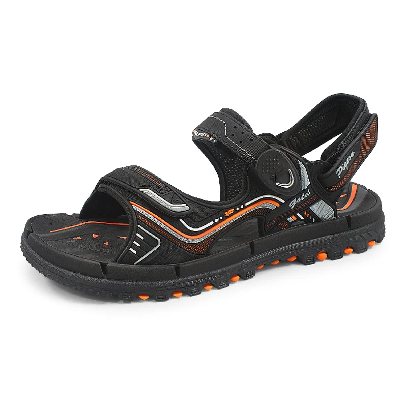 Men's sandals with a padded heelWater Release: 2375 Orange