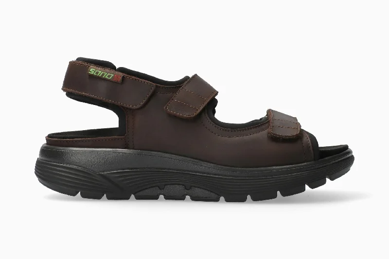 Men's sandals with a removable insole for cleaningWilfried - Dark Brown
