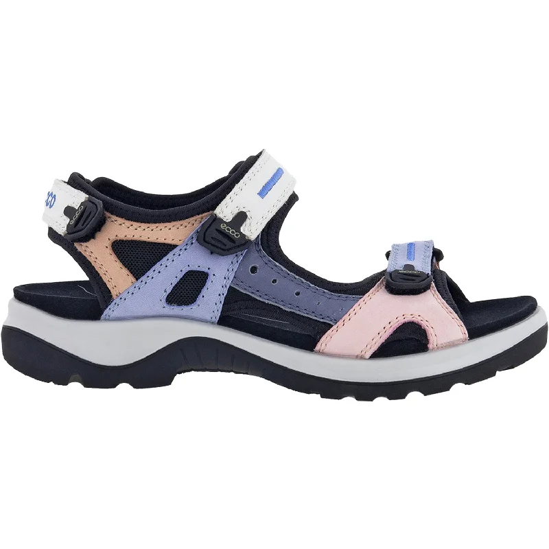 Men's leather sandals with an adjustable strapWomen's Ecco Yucatan Multi Color Eventide Nubuck