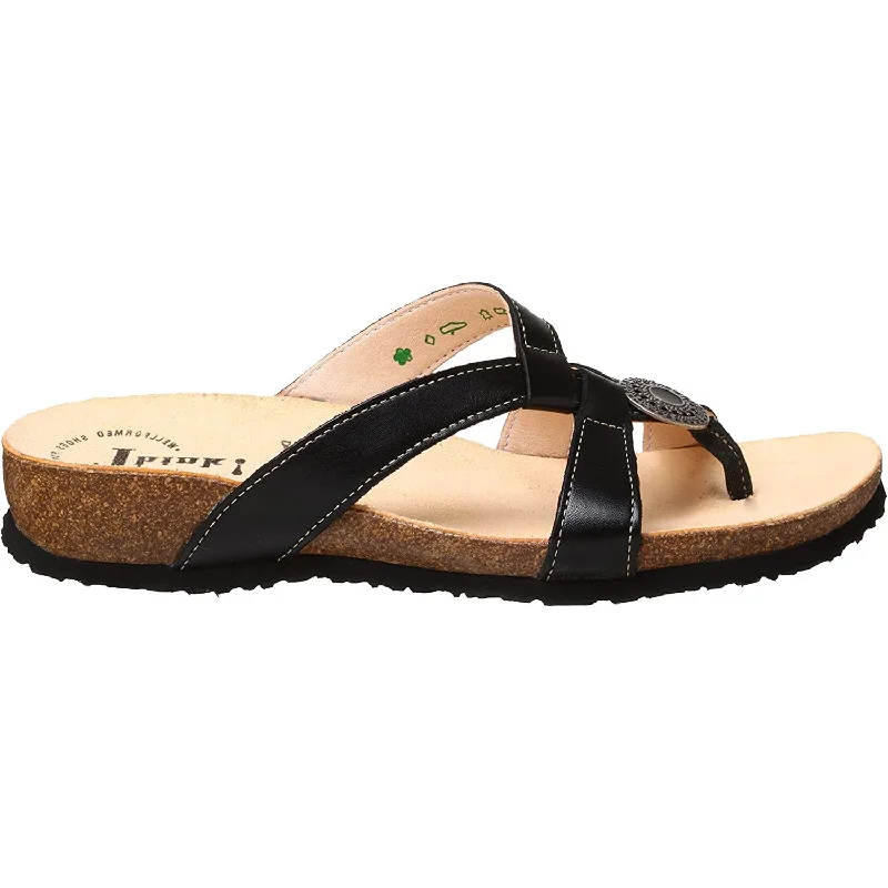 Men's sandals in a neutral color like black or brownWomen's Think Julia 84333 Black Leather