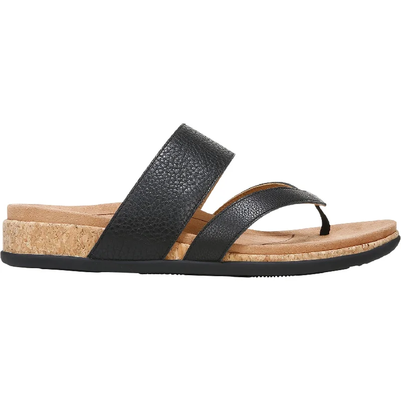 Men's sandals with a shock - absorbing insoleWomen's Vionic Marvina Black Leather