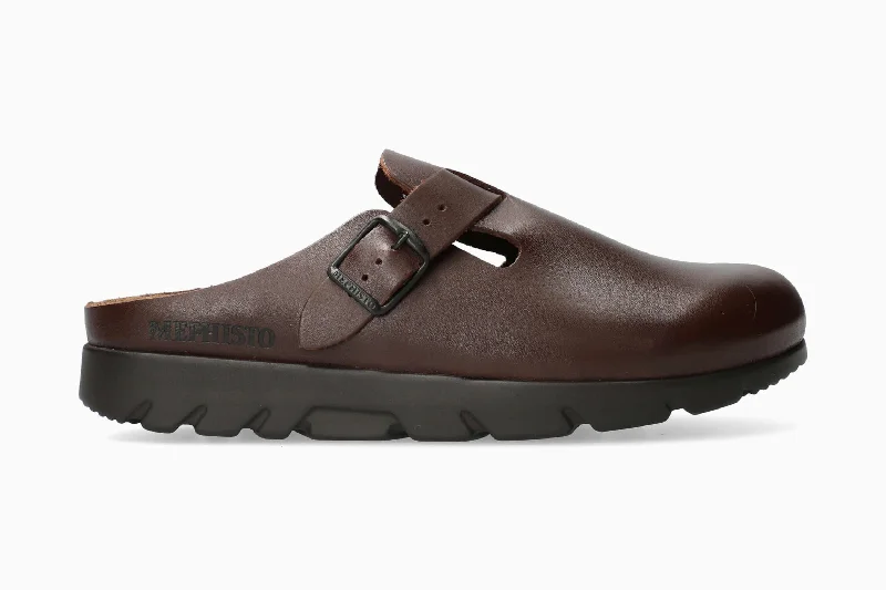 Men's sandals with a buckle closureZaverio Fit - Chestnut
