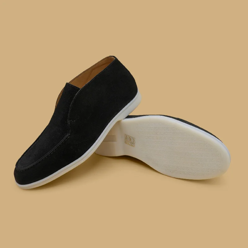 Men's loafers with a rubber sole for durability5514 - Black