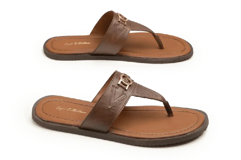 Men's slippers with a breathable fabric upperLOGO 7873 BRA