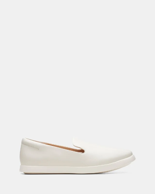 Men's loafers with a cushioned footbedAcelite Lo White Leather