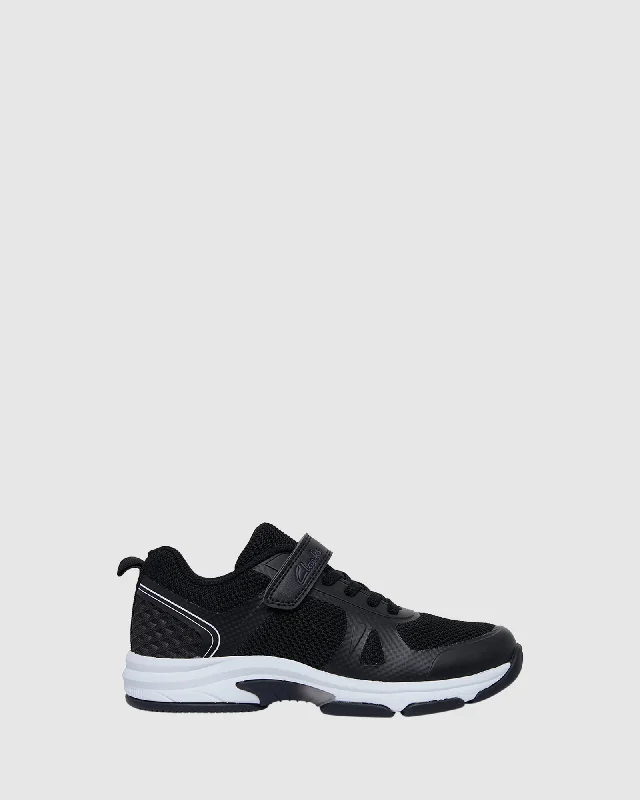 Men's loafers with a perforated leather upper for ventilationActive Black