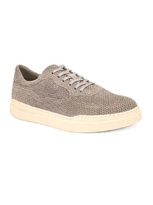 Men's casual shoes with a low - profile designAlberto Torresi Lightweight Mesh Taupe CasualShoes  For Men