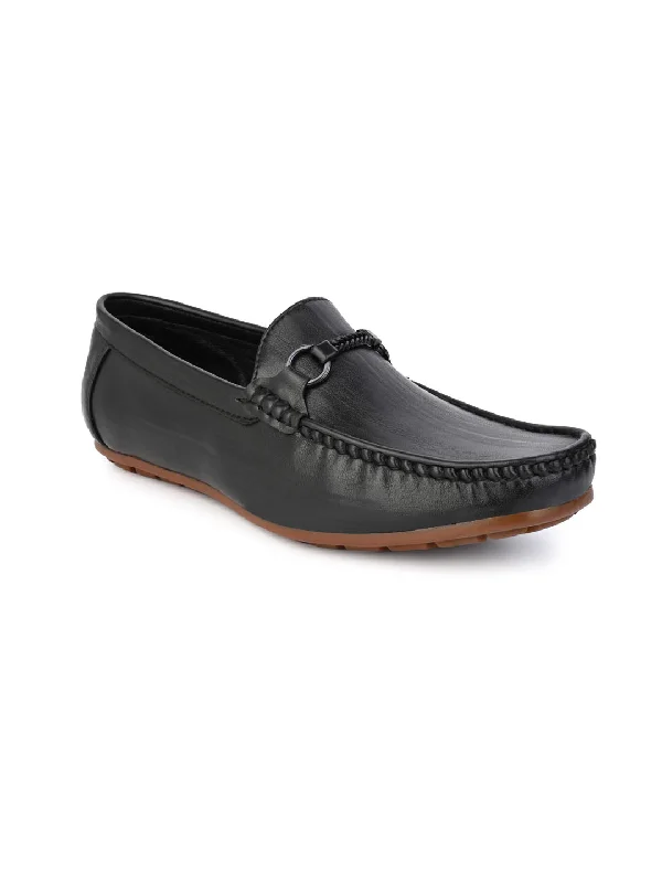 Men's loafers with a cushioned footbedAlberto Torresi Premium Benny Broad Fit Slip On With Metal Accent