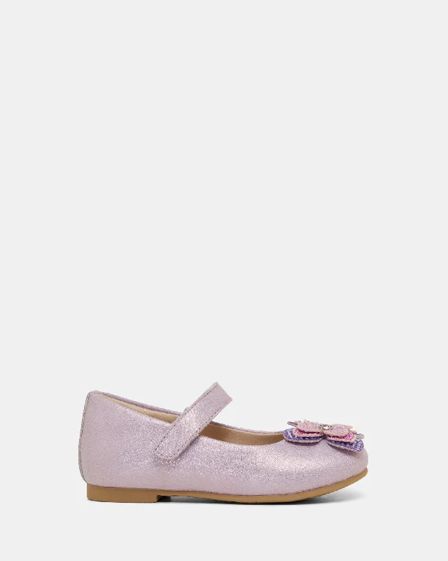 Men's loafers with a leather lacing systemAria Junior Lilac
