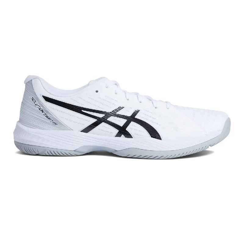 Men's Oxfords with a lace - up closure and a narrow fitAsics Men's Solution Swift White/Black