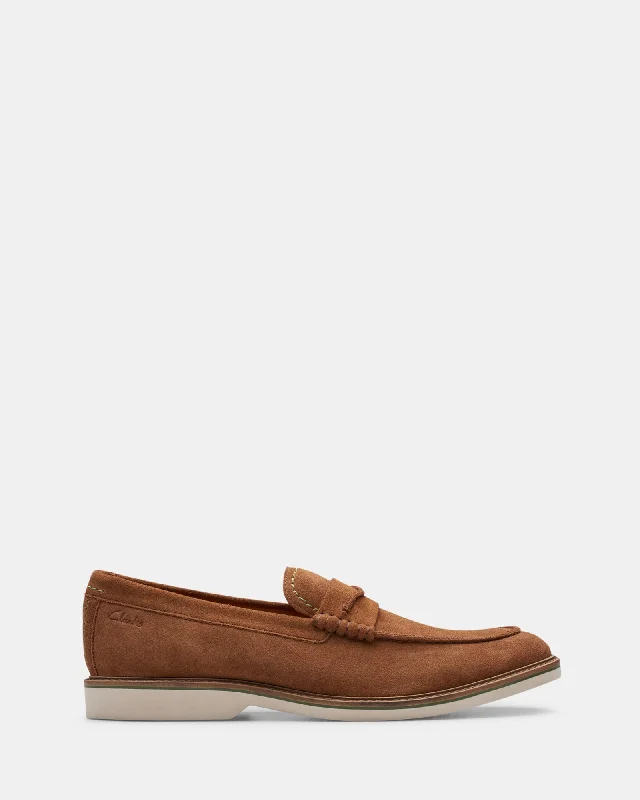 Suede men's loafers for a soft and luxurious feelAtticus Ltslip Cola Suede