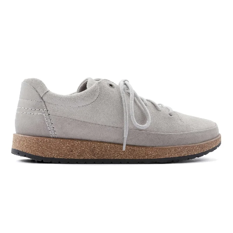 Men's Oxfords with a contrast stitching on the weltBirkenstock Men's Honnef Low Whale Gray Suede