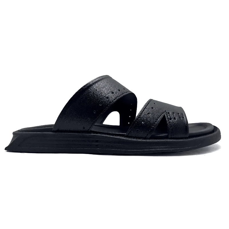 Men's slippers with a memory foam insoleBlack Casual Slipper