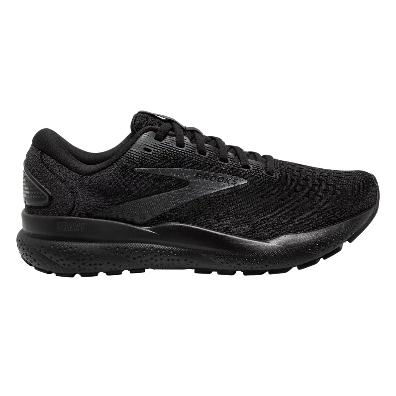Men's Oxfords in a dark burgundy leather for a unique styleBrooks Men's Ghost 16 Black/Black/Ebony