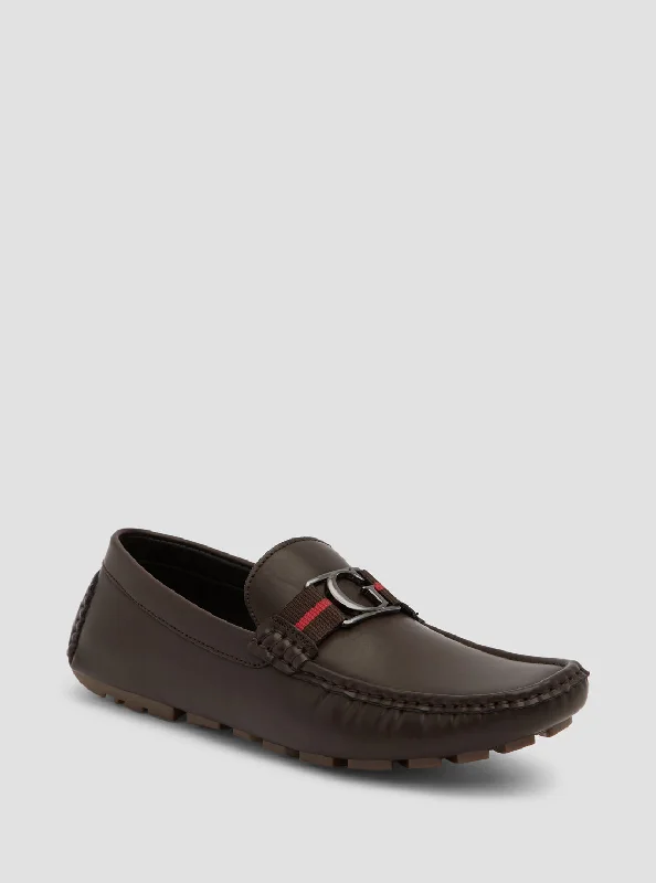 Slip - on men's loafers for easy wearBrown Askers Loafers