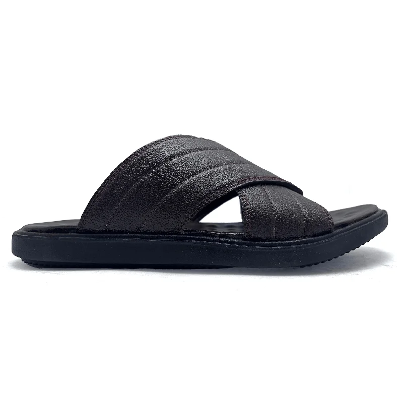 Men's slippers with a soft, flexible soleBrown Casual Slipper