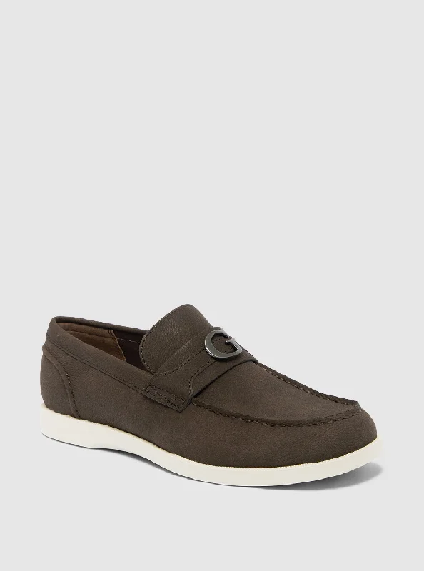 Men's loafers with a low - heeled designBrown Terice Loafer