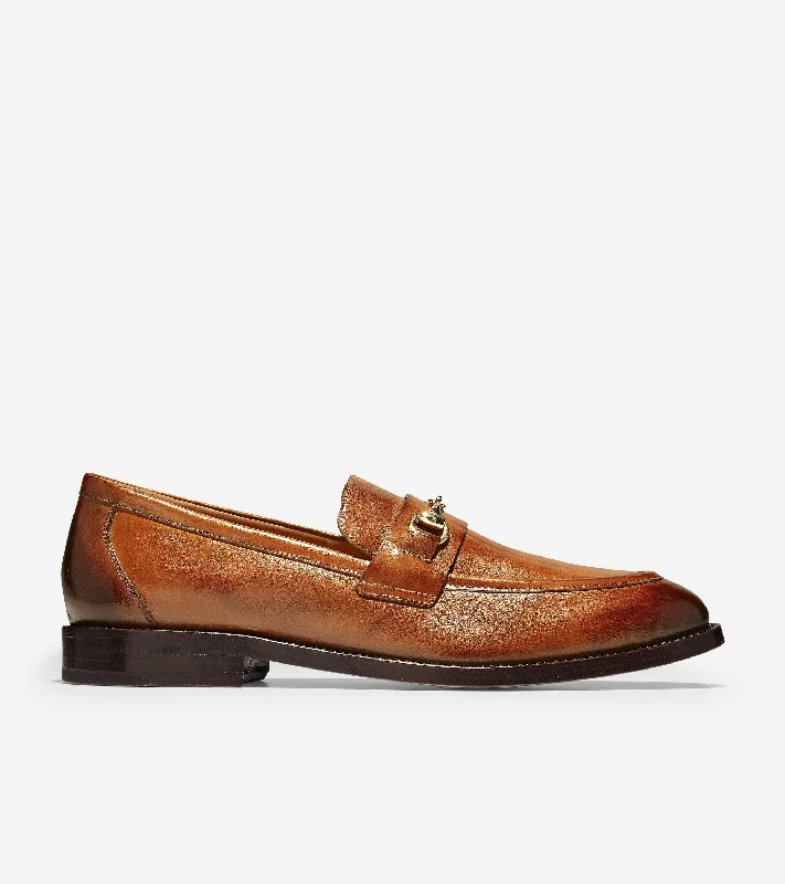 Men's loafers with a smooth leather finishCole Haan American Classic Kneeland Bit Loafer