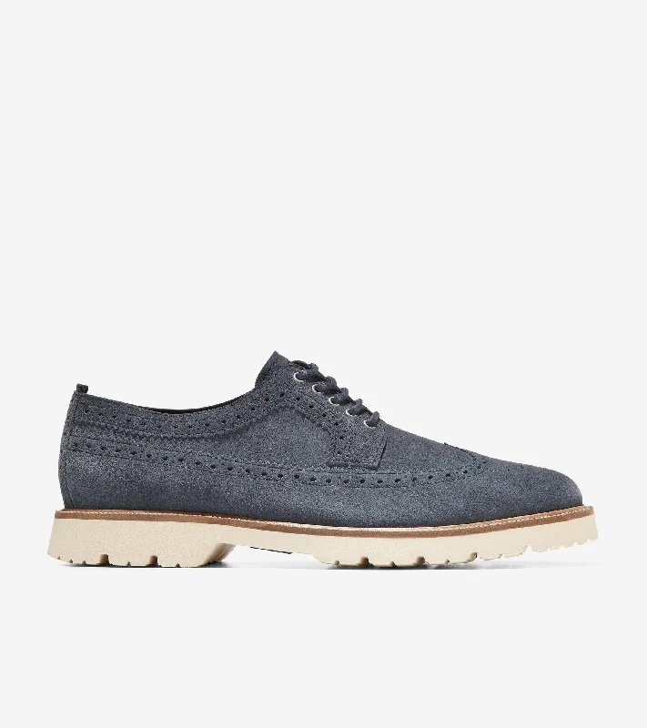 Men's Oxfords with a cap - toe design and a rubber heelMen's American Classics Longwing Oxfords