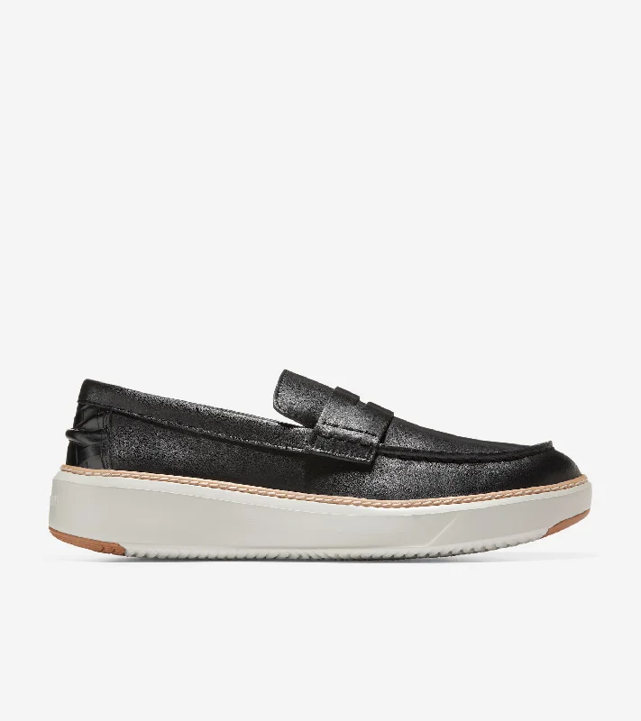Men's loafers with a low - heeled designMen's GrandPrø Topspin Penny Loafers