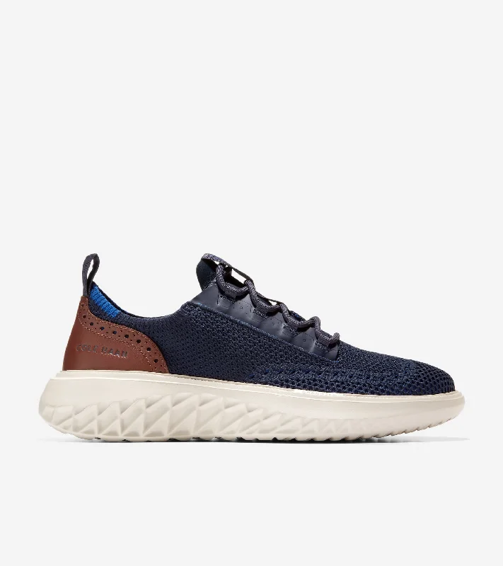 Men's Oxfords with a perforated leather strap for ventilationMen's ZERØGRAND WFA Stitchlite™ Oxford