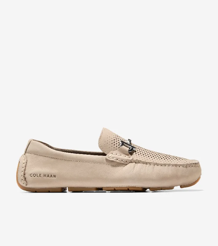 Men's loafers with a stretchy side panel for a better fitMen's Grand Laser Bit Driving Loafers