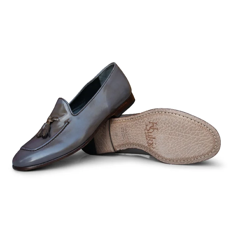 Suede men's loafers for a soft and luxurious feelC918 - Splendid Mango