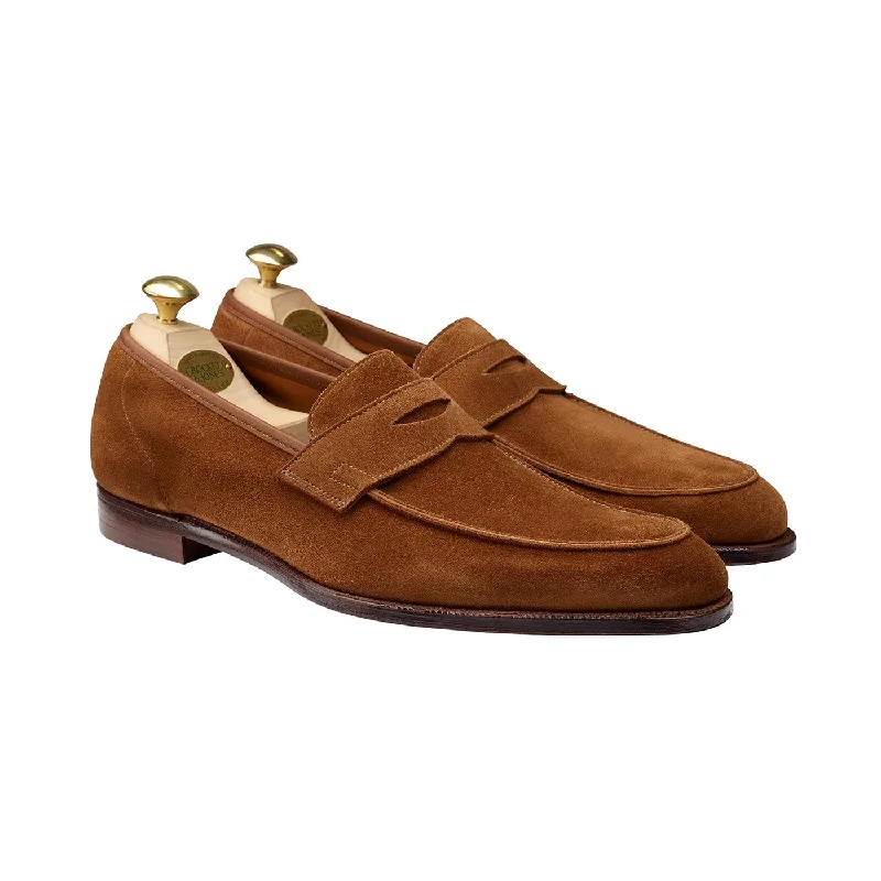Men's loafers with a rubber sole for durabilityCadogan Tobacco Calf Suede
