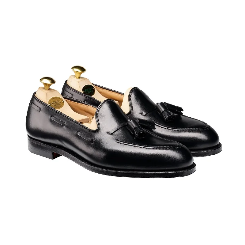Men's leather loafers with a penny slotCavendish Black Calf