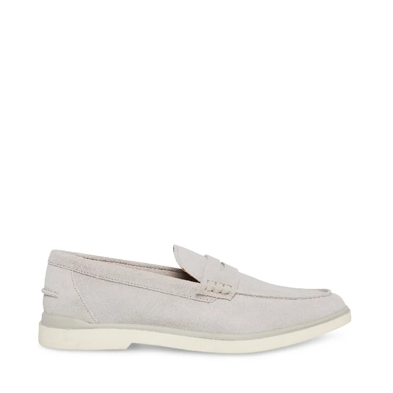 Slip - on men's loafers for easy wearCharley Casual Shoe GREY SUEDE