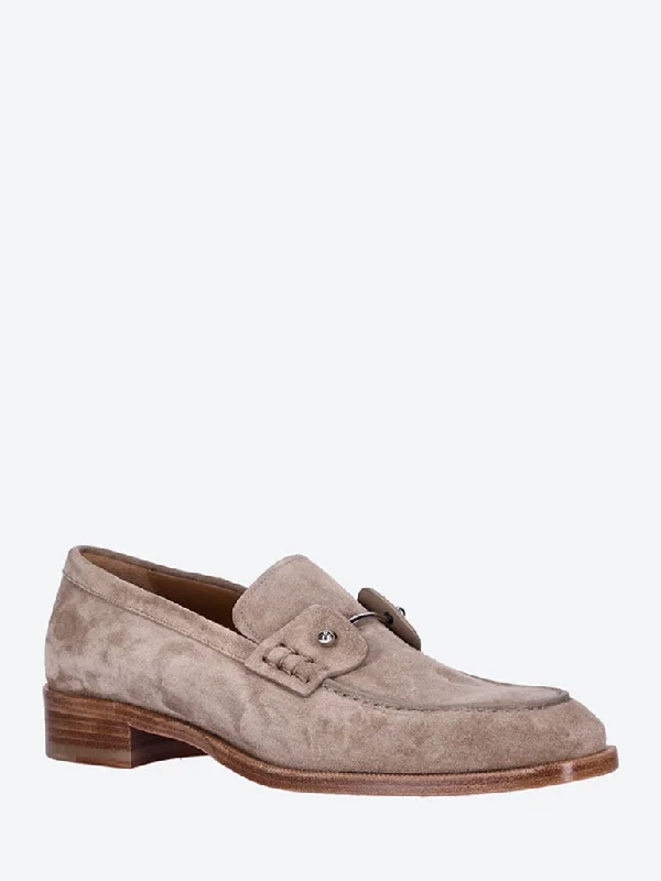 Men's loafers with a stretchy side panel for a better fitChambelimoc leather loafers