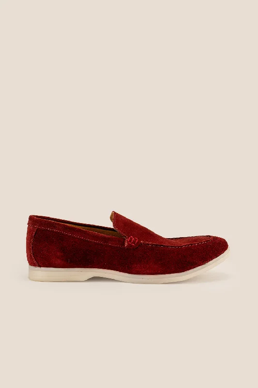 Men's casual shoes with a removable footbed for cleaningCole Red