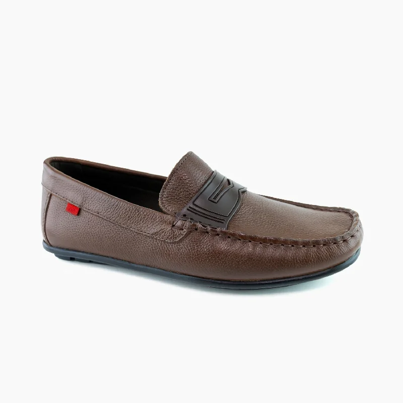 Men's loafers with a leather lacing systemDavidson St, Jr