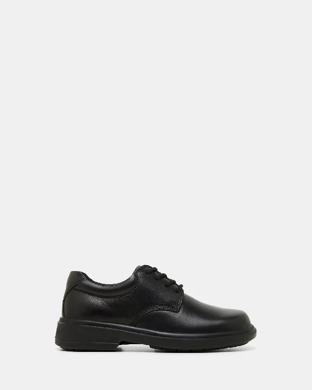 Men's loafers with a smooth leather finishDescent Jnr Black