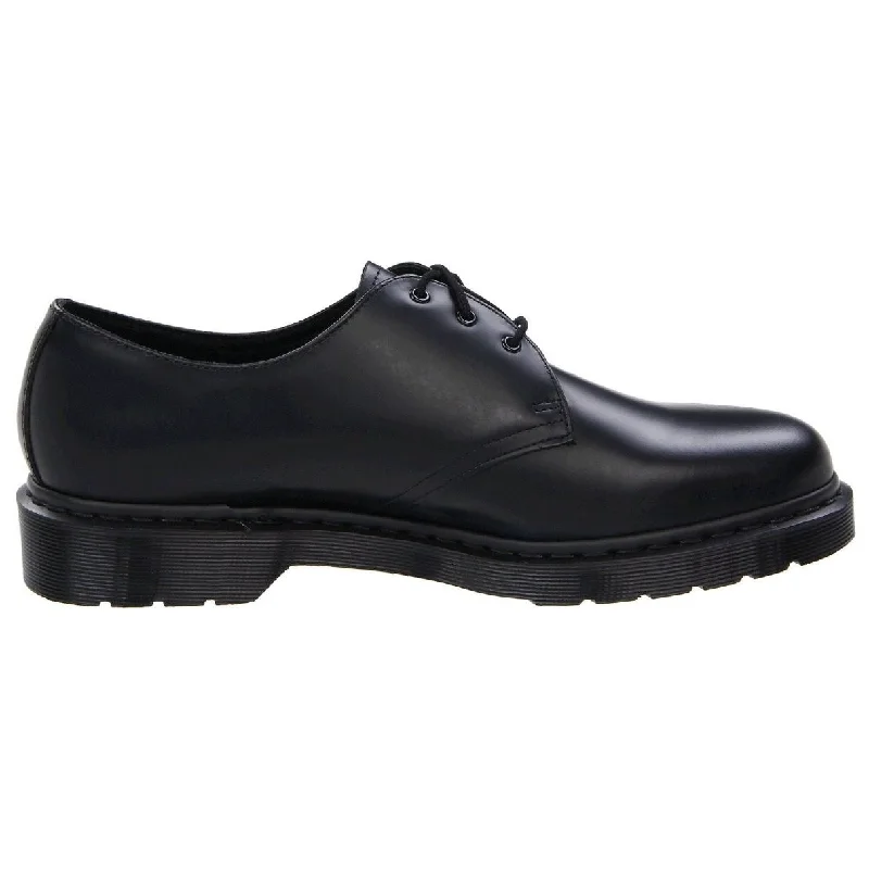 Leather men's casual shoes with a scuffed finish1461 Mono Smooth Leather Unisex Oxford Shoes