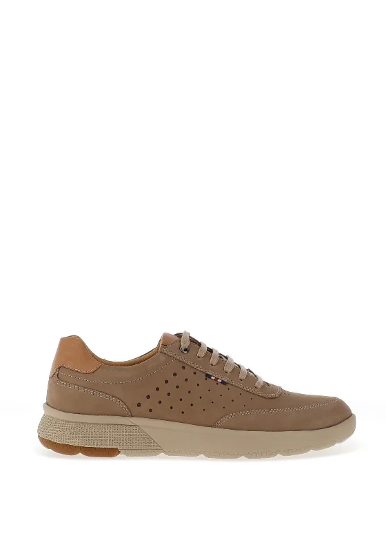 Men's casual sneakers with a mesh upperDubarry Bragg Casual Laced Shoes, Café