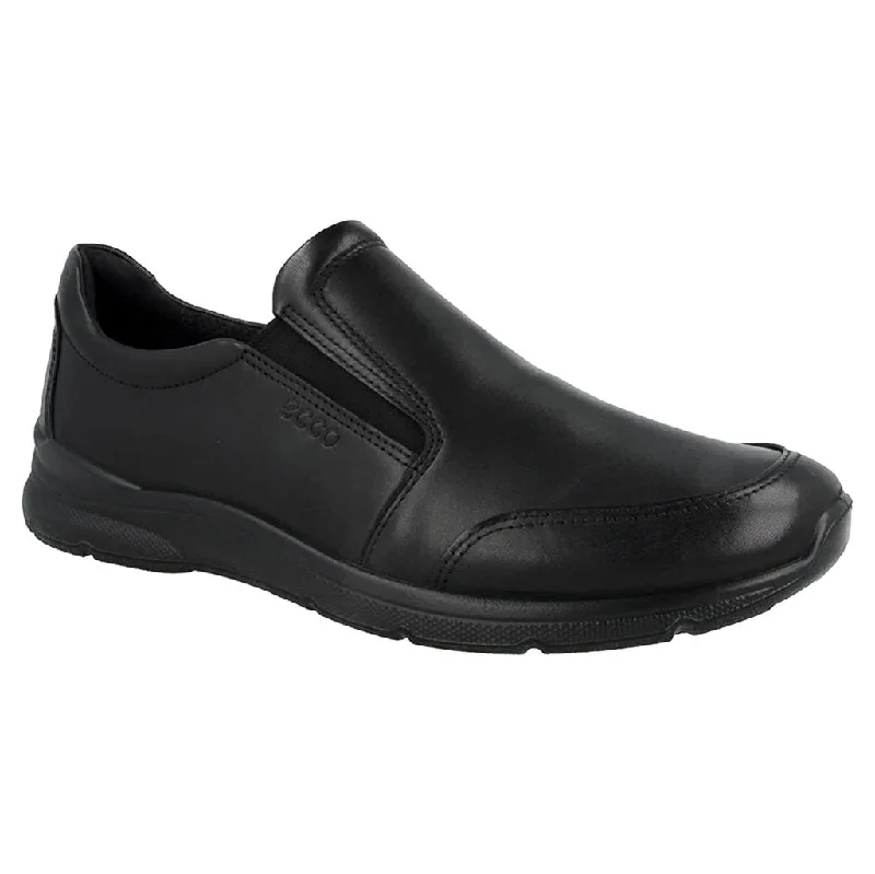 Men's casual shoes with a rubber toe cap for protectionIrving Full Grain Leather Men's Slip-On Shoes