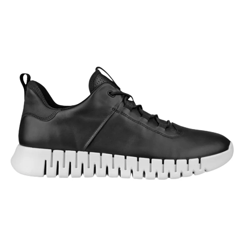 Men's Oxfords with a padded collar for a comfortable fitEcco Men's Gruuv Black Leather